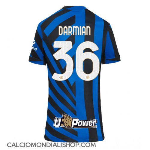 Maglie da calcio Inter Milan Matteo Darmian #36 Prima Maglia Femminile 2024-25 Manica Corta